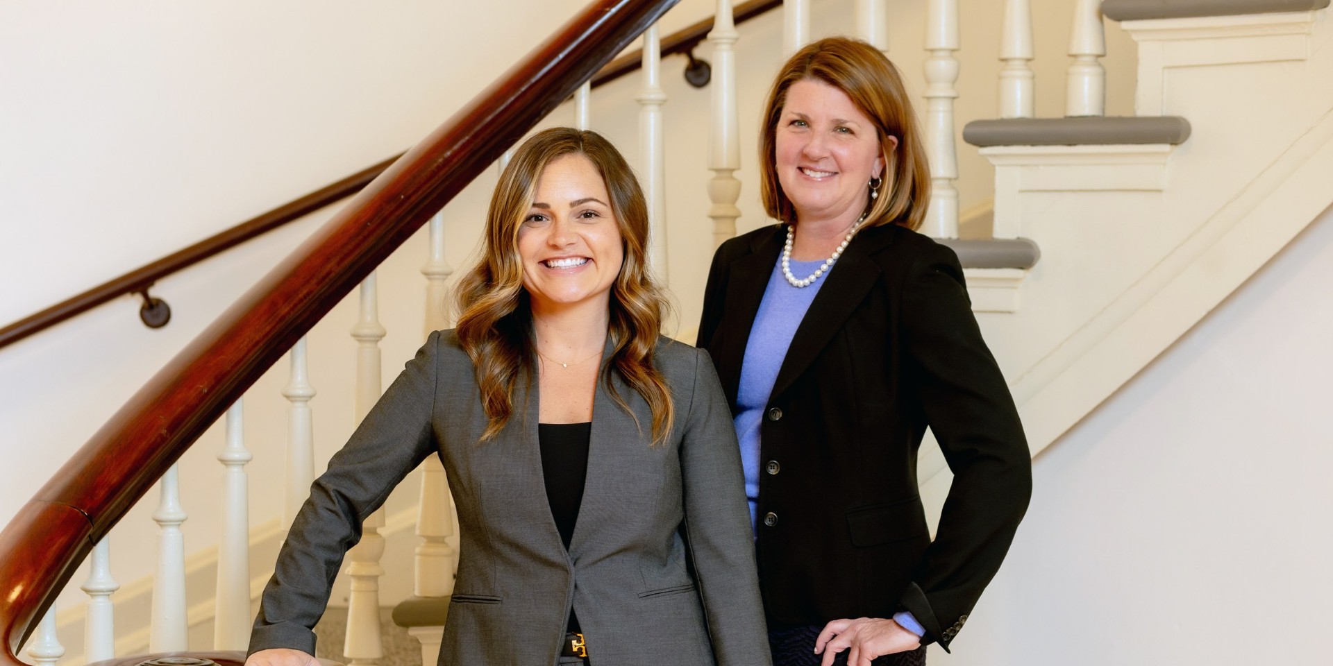Jennifer Chiappetta and Renee Buxton at Buxton Chiappetta Family Law Group in Crystal Lake, Illinois.